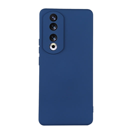 For Honor 90 Pro ENKAY Hat-Prince Liquid Silicone Shockproof Soft Phone Case(Dark Blue) - Honor Cases by ENKAY | Online Shopping UK | buy2fix