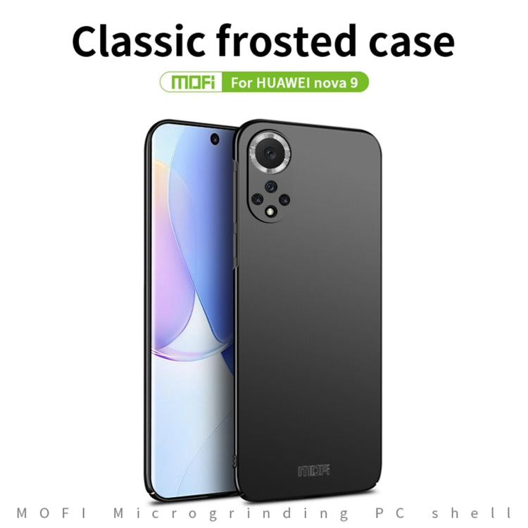 For Huawei Nova 9 MOFI Frosted PC Ultra-thin Hard Phone Case(Red) - Huawei Cases by MOFI | Online Shopping UK | buy2fix