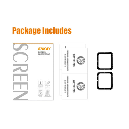2 PCS For Garmin Venu SQ 2 ENKAY 3D Full Coverage Soft PC Edge + PMMA HD Screen Protector Film(Sport Version) - Smart Wear by ENKAY | Online Shopping UK | buy2fix