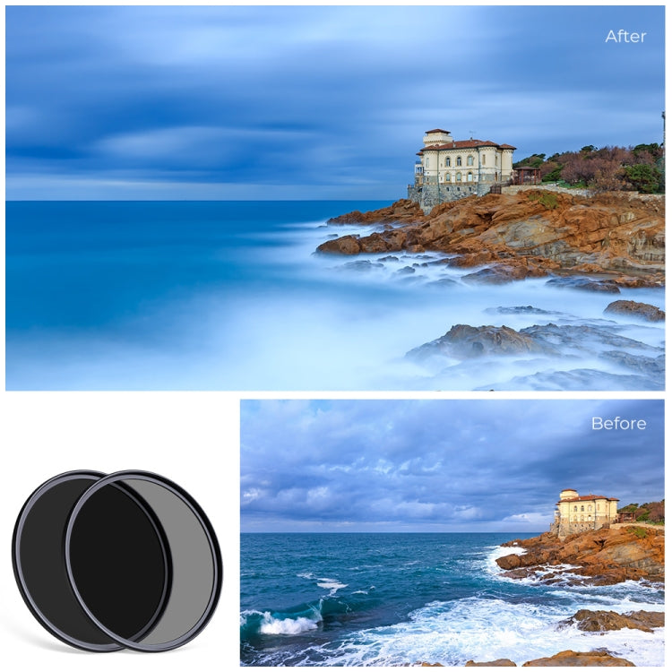 K&F CONCEPT SKU1553 82mm ND8 ND64 CPL Polarizer Lens Filter with Multi Layer Nano Coated - Camera Accessories by K&F | Online Shopping UK | buy2fix