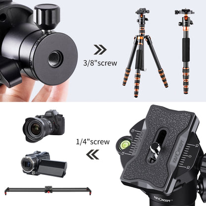 K&F CONCEPT KF31.029V3 Camera Tripod Ball Head with 1/4 inch Quick Release Plate, Load 8kg - Camera Accessories by K&F | Online Shopping UK | buy2fix