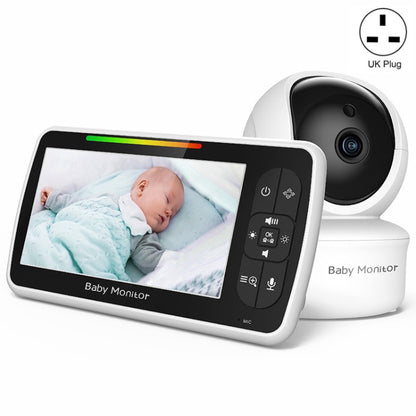 SM650 Wireless Video Baby Camera Intercom Night Vision Temperature Monitoring Cam(UK Plug) - Security by buy2fix | Online Shopping UK | buy2fix