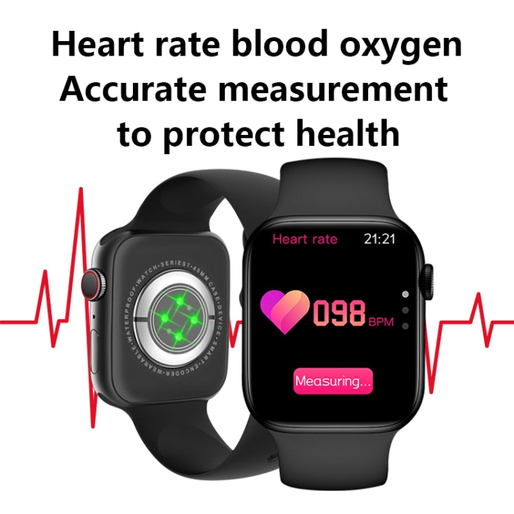 WS88 1.96 inch Color Screen Smart Watch,Support Heart Rate Monitoring / Blood Pressure Monitoring(Black) - Smart Wear by buy2fix | Online Shopping UK | buy2fix