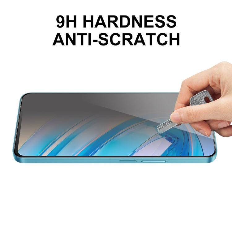 For Honor X8A 2pcs ENKAY 28 Degree Anti-peeping Tempered Glass Full Screen Film - Honor Tempered Glass by ENKAY | Online Shopping UK | buy2fix