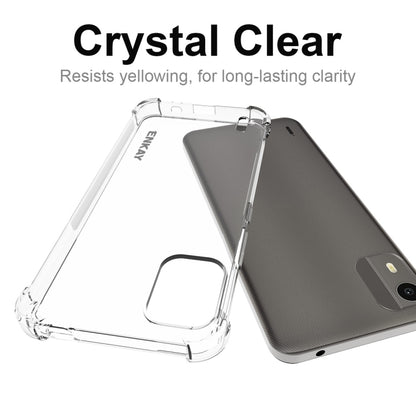 For Nokia C12 4G ENKAY Clear TPU Shockproof Anti-slip Phone Case - Nokia Cases by ENKAY | Online Shopping UK | buy2fix