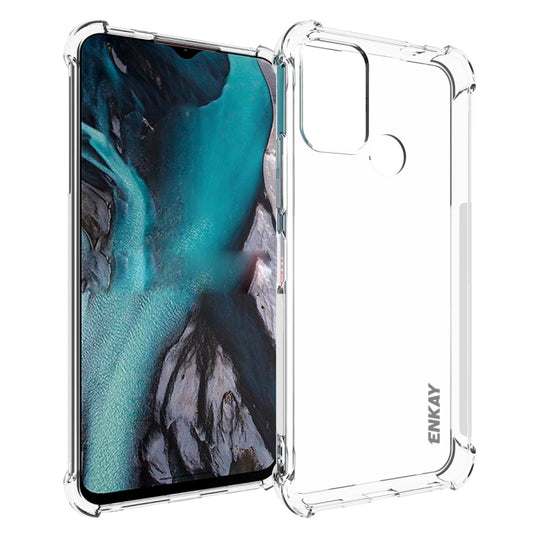 For Nokia C22 4G ENKAY Clear TPU Shockproof Anti-slip Phone Case - Nokia Cases by ENKAY | Online Shopping UK | buy2fix