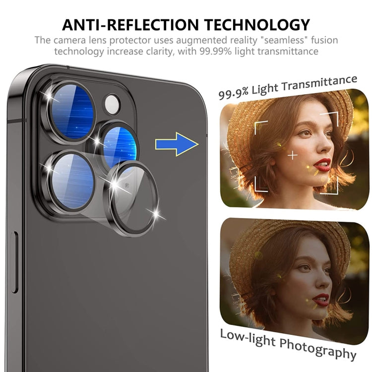 For iPhone 15 / 15 Plus ENKAY AR Anti-reflection Camera Lens Glass Full Film(Colorful) - iPhone 15 Plus Tempered Glass by ENKAY | Online Shopping UK | buy2fix