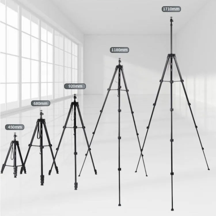 JMARY KP2208 Photography Live Streaming 1.7m Fill Light Camera Metal Tripod Holder - Tripods by Jmary | Online Shopping UK | buy2fix