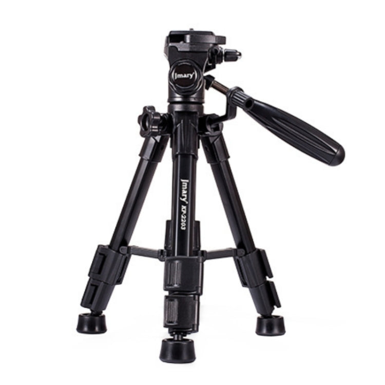 JMARY KP-2203 Portable Aluminum Alloy Telescopic SLR Camera Phone Photography Tripod(Black) - Tripods by Jmary | Online Shopping UK | buy2fix