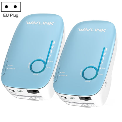 WAVLINK WN576K2 AC1200 Household WiFi Router Network Extender Dual Band Wireless Repeater, Plug:EU Plug (Blue) - Wireless Routers by WAVLINK | Online Shopping UK | buy2fix