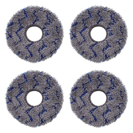 JUNSUNMAY 4pcs Washable Mop Pads Replacement for ECOVACS DEEBOT X1 Turbo / X2 Omni / T20 Pro(Blue+Grey) - Other Accessories by JUNSUNMAY | Online Shopping UK | buy2fix