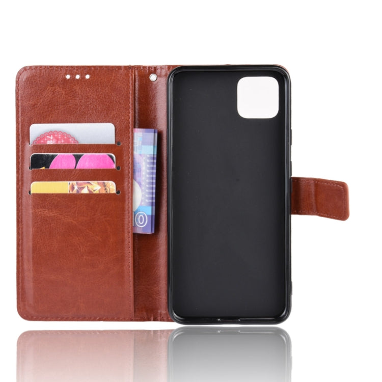 Retro Crazy Horse Texture Horizontal Flip Leather Case for Google Pixel 4XL, with Holder & Card Slots & Photo Frame(Brown) - Mobile Accessories by buy2fix | Online Shopping UK | buy2fix