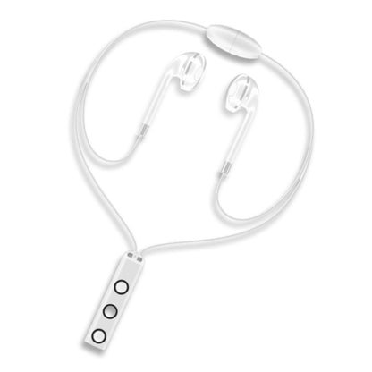 BT313 Magnetic Earbuds Sport Wireless Headphone Handsfree bluetooth HD Stereo Bass Headsets with Mic(White) - Sport Earphone by buy2fix | Online Shopping UK | buy2fix