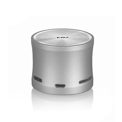 EWA A109M  Portable Bluetooth Speaker Wireless Heavy Bass Bomm Box Subwoofer Phone Call Surround Sound Bluetooth Shower Speaker(Silver) - Mini Speaker by EWA | Online Shopping UK | buy2fix