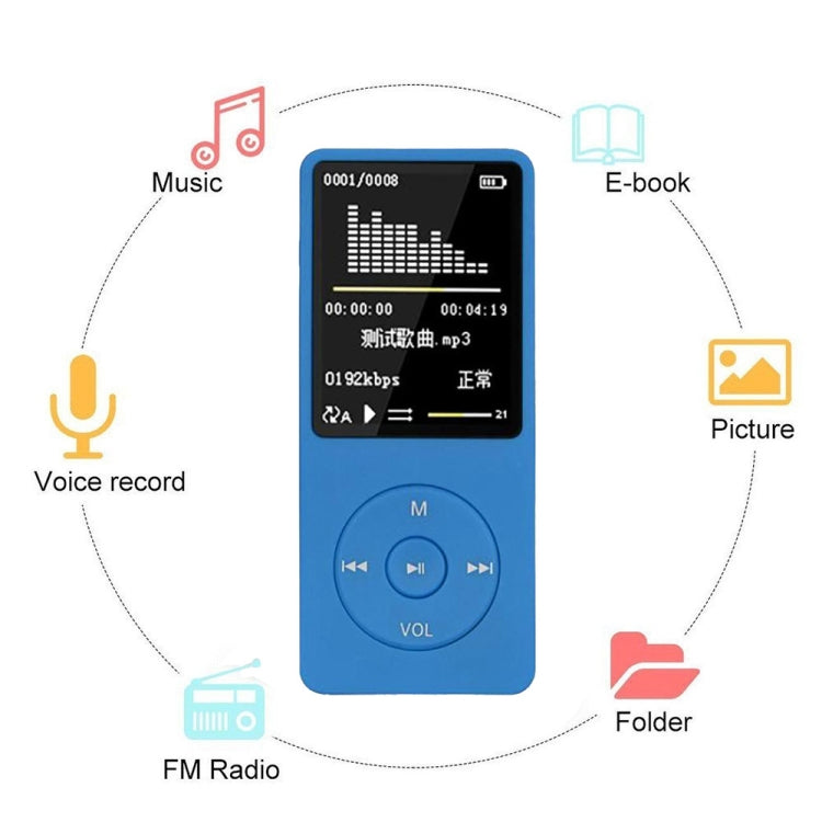 Fashion Portable LCD Screen FM Radio Video Games Movie MP3 MP4 Player Mini Walkman, Memory Capacity:4GB(Red) - Consumer Electronics by buy2fix | Online Shopping UK | buy2fix