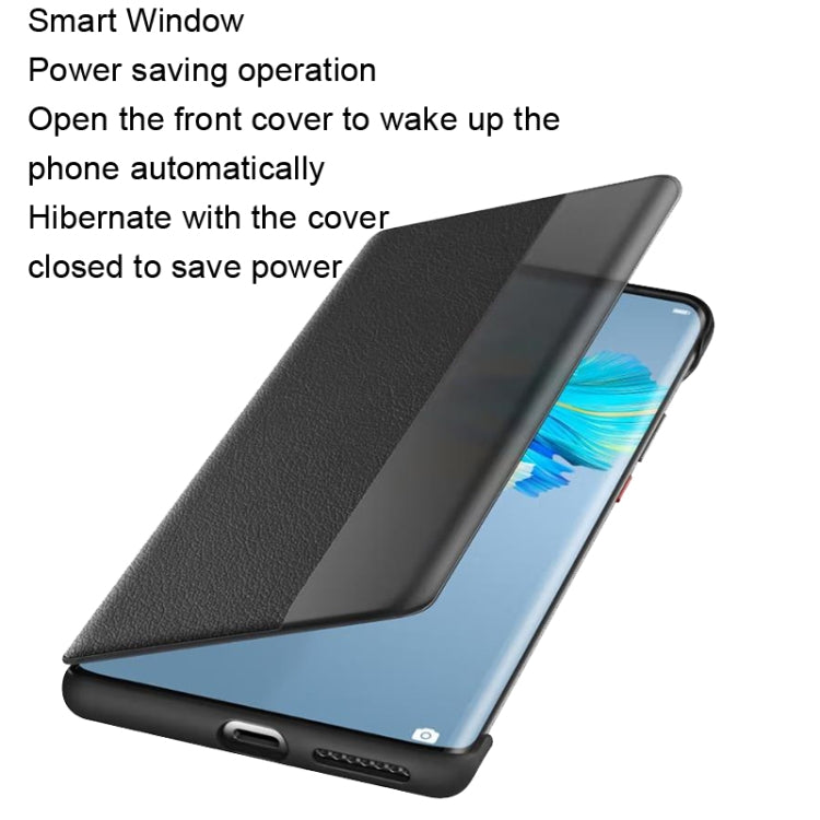 For HUAWEI Mate 40 Pro Original HUAWEI Smart Window Phone Case ( For Glass Back Cover Version )(Black) - Huawei Cases by Huawei | Online Shopping UK | buy2fix