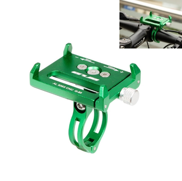 GUB Bicycle Aluminum Alloy Mobile Phone Bracket Navigation Bracket Motorcycle Mobile Phone Holder(Green) - Holders by GUB | Online Shopping UK | buy2fix