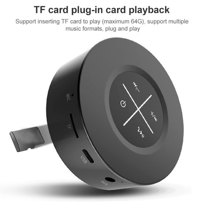 Y8 Computer Mini Smart Car Card Portable Subwoofer Bluetooth Speaker(Black) - Mini Speaker by buy2fix | Online Shopping UK | buy2fix