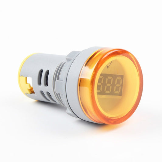 AD16-22DSV  Mini Digital Display 60-500V General Indicator AC Voltmeter, Open Hole: 22mm(Yellow) - Consumer Electronics by buy2fix | Online Shopping UK | buy2fix