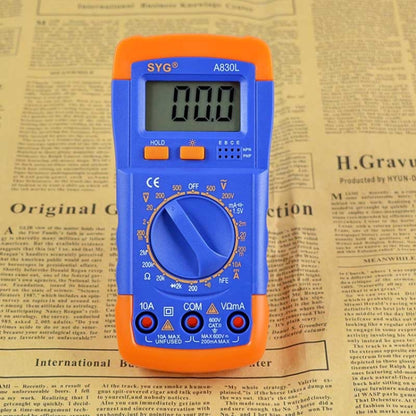 A830L Protection Luminous Multi-purpose Capacitance Meter Digital Multimeter - Consumer Electronics by buy2fix | Online Shopping UK | buy2fix