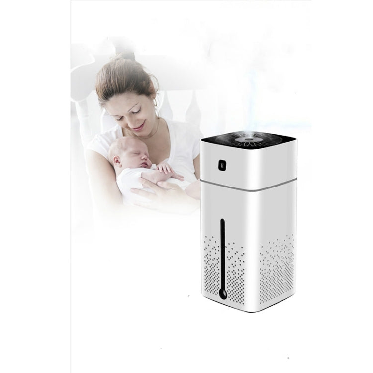 Ultrasonic Air Humidifier USB Essential Oil Aroma Diffuser LED Night Light Spray Mist Purifier, 1000ml(White) - Home & Garden by buy2fix | Online Shopping UK | buy2fix