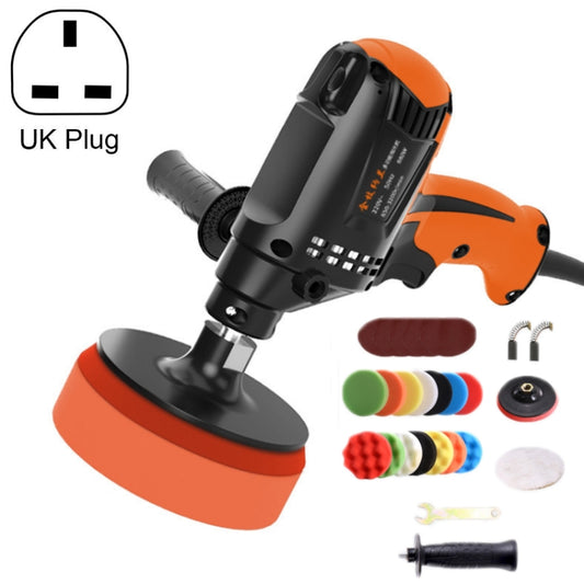 Car Beauty Sealing Glaze Polishing Machine Tile Repair Waxing Machine With Sponge Set, Model: 220V UK Plug - In Car by buy2fix | Online Shopping UK | buy2fix