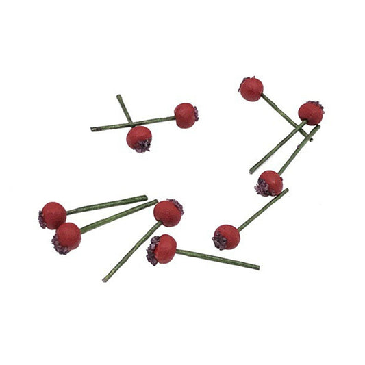 10 PCS 1:12 Fruit Simulation Hawthorn Kitchen Accessory Mini House Toy(Red) - Pretend Play Toys by buy2fix | Online Shopping UK | buy2fix