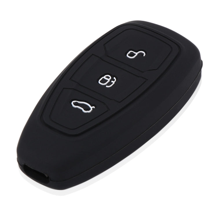 Silicone Car Key Cover for Ford Kuga Focus 3 4 Ecosport Fiesta - In Car by buy2fix | Online Shopping UK | buy2fix