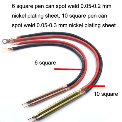 Compatible Version 12V Digital Display DIY Battery Spot Welding Machine Pen Control, Style:6 Square Pen - Home & Garden by buy2fix | Online Shopping UK | buy2fix