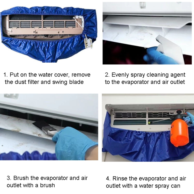 2-3P Air Conditioner Cleaning Cover With Drain Outlet, Configuration: 3-in-1 Kit - Air Conditioning & Parts by buy2fix | Online Shopping UK | buy2fix