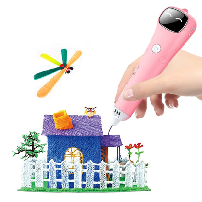 3D Printing Pen Low Temperature Painting Pen With 180m PCL(Pink) - Consumer Electronics by buy2fix | Online Shopping UK | buy2fix