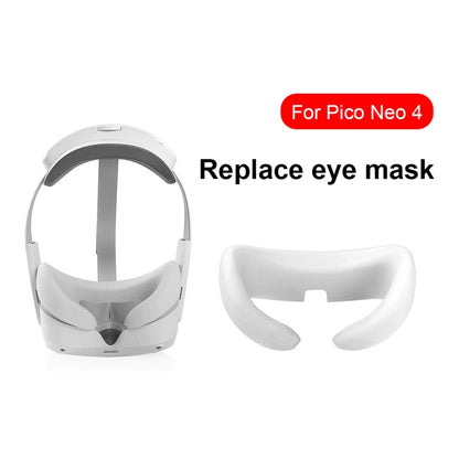 For Pico Neo 4 Silicone VR Glasses Eye Mask Face Eye Pad(Red) - Consumer Electronics by buy2fix | Online Shopping UK | buy2fix