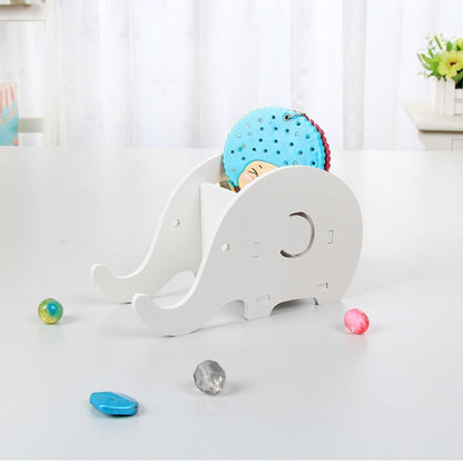 3 PCS Multifunctional Elephant Desktop Wooden Storage Box Mobile Phone Holder - Desktop Holder by buy2fix | Online Shopping UK | buy2fix