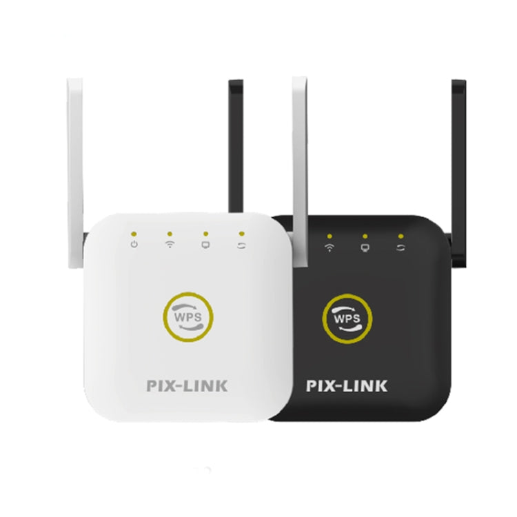 PIX-LINK WR22 300Mbps Wifi Wireless Signal Amplification Enhancement Extender, Plug Type:AU Plug(Black) - Wireless Routers by PIX-LINK | Online Shopping UK | buy2fix