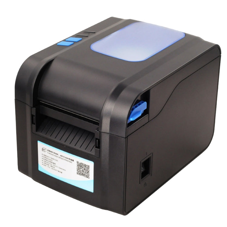 Xprinter XP-370B Barcode Printer Self-adhesive QR Code Printer Label Clothing Tag Thermal Ticket Machine(EU Plug) - Consumer Electronics by Xprinter | Online Shopping UK | buy2fix