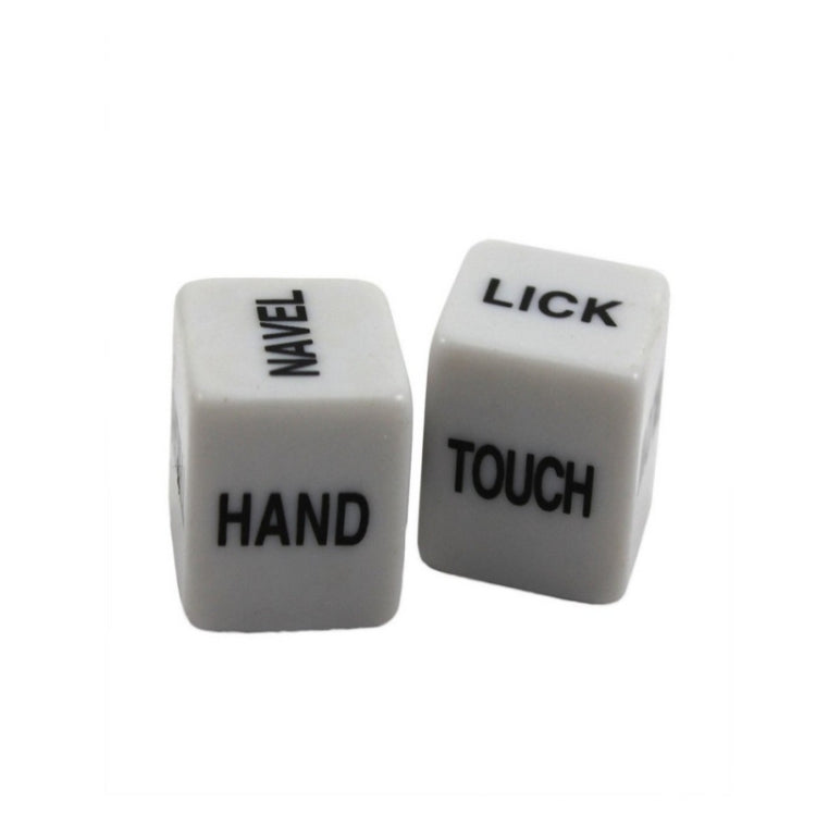 2 PCS Funny Sex Dice Humour Party Gambling Adult Games Sex Toys Cuboid(White) - Toys & Hobbies by buy2fix | Online Shopping UK | buy2fix
