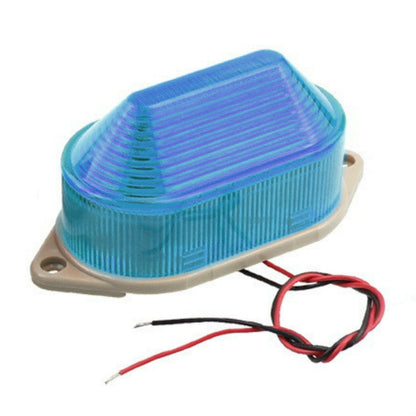 AC220V Led Mini Strobe Signal Warning Light Silent Warning Light(Blue) - Warning Lights by buy2fix | Online Shopping UK | buy2fix