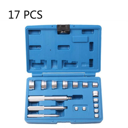 17 In 1 Small Aluminum Alloy Bearing Disassembly Tool Bearing Installation Extractor(Blue) - In Car by buy2fix | Online Shopping UK | buy2fix