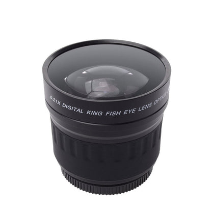 58mm 0.21X Digital Wide Angle Auxiliary Fisheye Lens for Canon / Nikon / Sony / Minolta / Pansonic / Olympus / Pentax 18-55 - Camera Accessories by buy2fix | Online Shopping UK | buy2fix