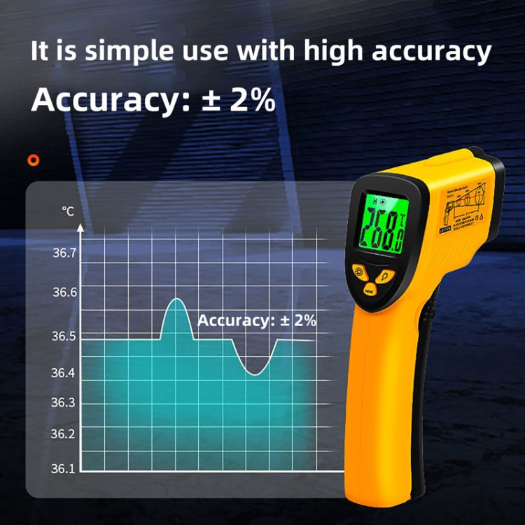 BSIDE H1 550 Degree Celsius Infrared Thermometer Handheld Non-Contact Thermometer - Thermostat & Thermometer by BSIDE | Online Shopping UK | buy2fix