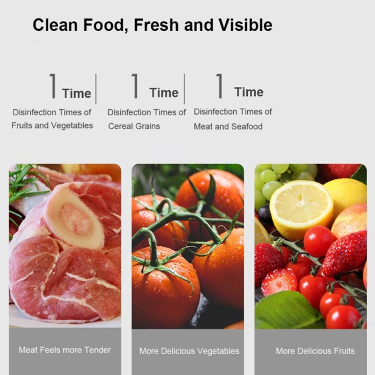 Xiaoda Fruit Vegetable Cleaning Machine Household Food Purifier Disinfection Detoxification Machine - Home & Garden by buy2fix | Online Shopping UK | buy2fix