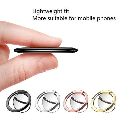 10 PCS Mobile Phone Ring Holder Creative Metal Ring Buckle Holder(Black) - Ring Holder by buy2fix | Online Shopping UK | buy2fix