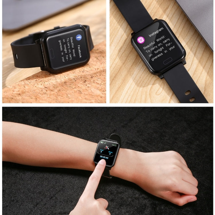 Y12 1.1 inch Screen Smart Bracelet, IP67 Waterproof, Support NFC/ Bluetooth Call/ Sleep Monitoring/ Heart Rate Monitoring/ Blood Pressure Monitoring(Red) - Smart Wear by buy2fix | Online Shopping UK | buy2fix
