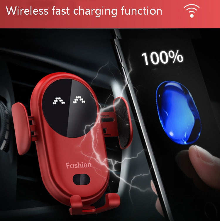 S11 Smart Infrared Sensor Car Wireless Charger, Colour: Yellow - In Car by buy2fix | Online Shopping UK | buy2fix