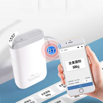 NIIMBOT D11 Thermal Label Printer Bluetooth Handheld Portable Sticker Mobile Phone Printer, Model: D11+10 Rolls Color Labels - Consumer Electronics by buy2fix | Online Shopping UK | buy2fix