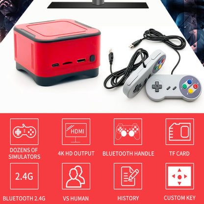 M12 Mini Cube Arcade Game Console HD TV Game Player Support TF Card with 2.4G Controllers 128G - Pocket Console by buy2fix | Online Shopping UK | buy2fix