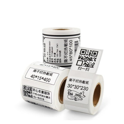 Thermal Label Paper Self-Adhesive Paper Fixed Asset Food Clothing Tag Price Tag for NIIMBOT B11 / B3S, Size: 30x30mm 230 Sheets - Consumer Electronics by buy2fix | Online Shopping UK | buy2fix