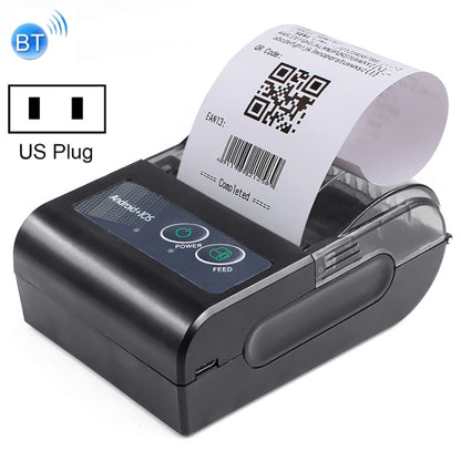 58HB6 Portable Bluetooth Thermal Printer Label Takeaway Receipt Machine, Supports Multi-Language & Symbol/Picture Printing, Model: US Plug (English) - Consumer Electronics by buy2fix | Online Shopping UK | buy2fix