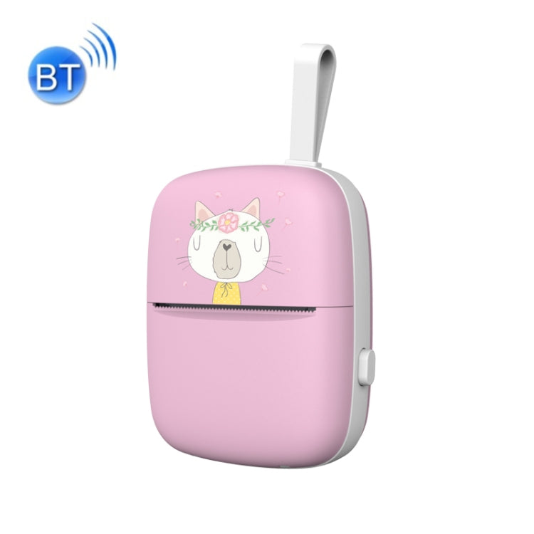 Portable Mini Thermal Printer Bluetooth Mobile Phone Photo Pocket Printer(English Version (Pink)) - Consumer Electronics by buy2fix | Online Shopping UK | buy2fix