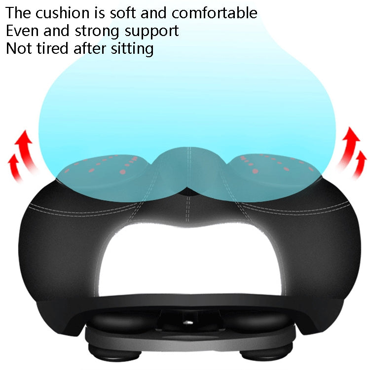 Bicycle Riding Seat Silicone Bicycle Seat Bicycle Saddle(Black) - Outdoor & Sports by buy2fix | Online Shopping UK | buy2fix